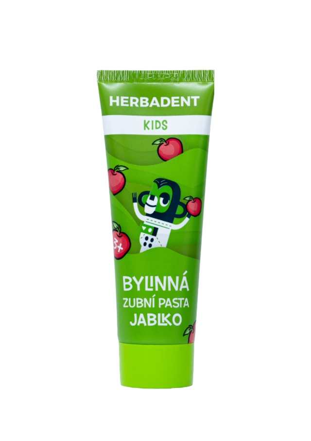 Herbadent Dentifricio Kids +3 Gusto Mela  75 g