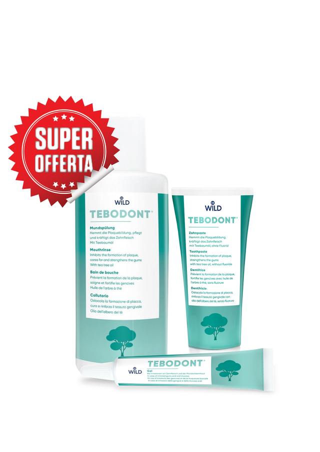 Offerta Set Tebodont  Collutorio 500ml, Gel, Dentifricio